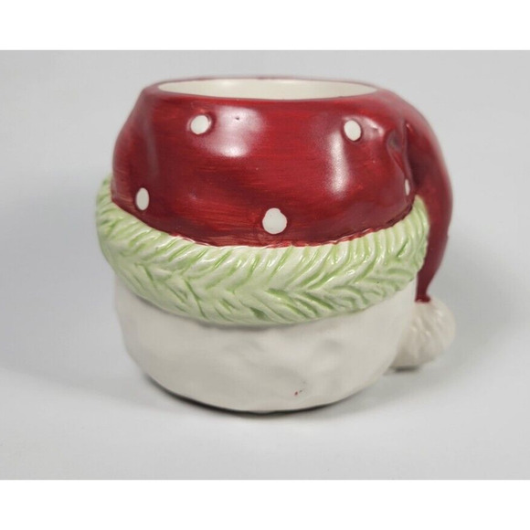 Yankee Candle Christmas Snowman Tea Light Candle Holder Ceramic Holiday Decor - Picture 3 of 6